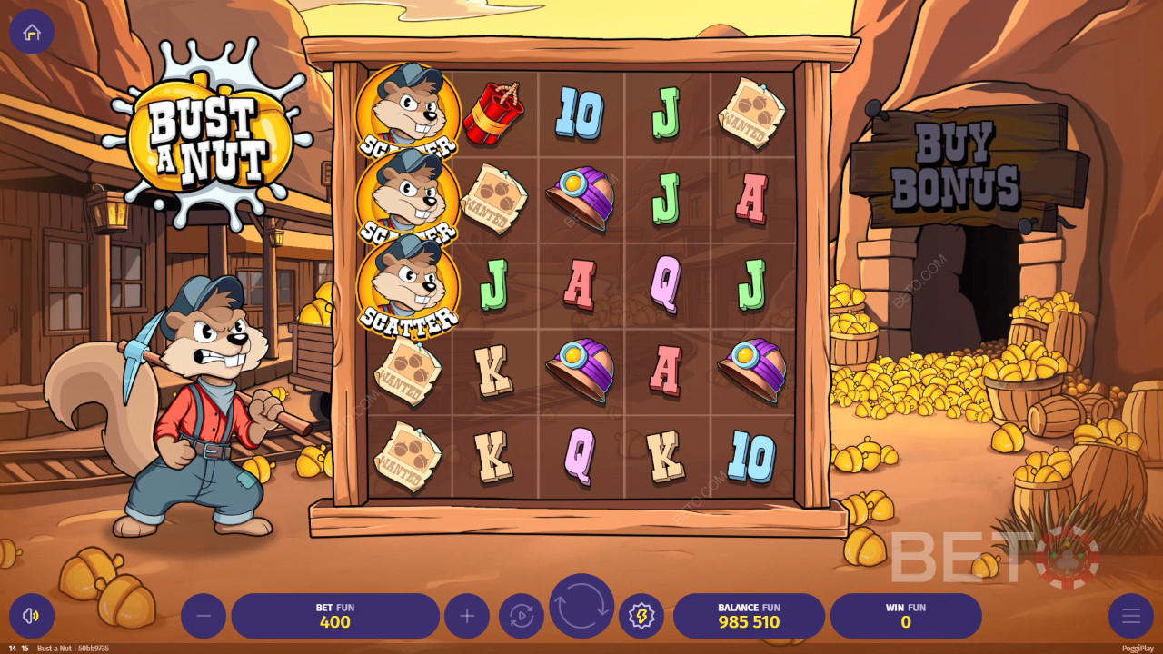 Огляд Bust a Nut від BETO Slots
