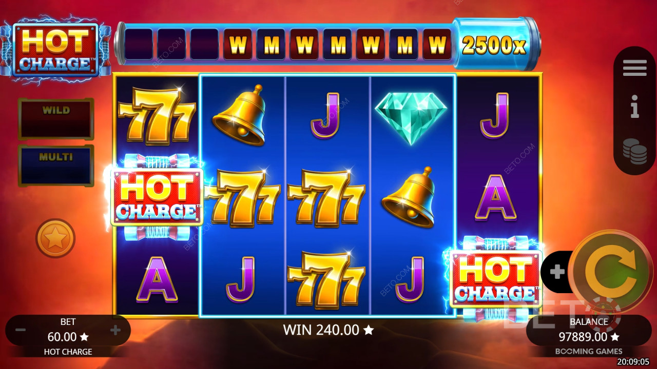 Огляд Hot Charge від BETO Slots