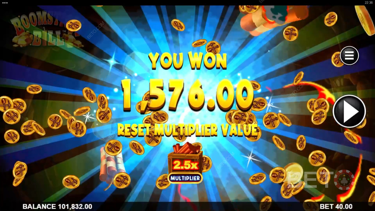 Виграйте 5,000-кратну ставку в слоті Boomstick Bill!