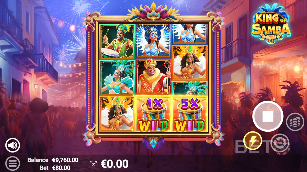 Огляд King of Samba від BETO Slots