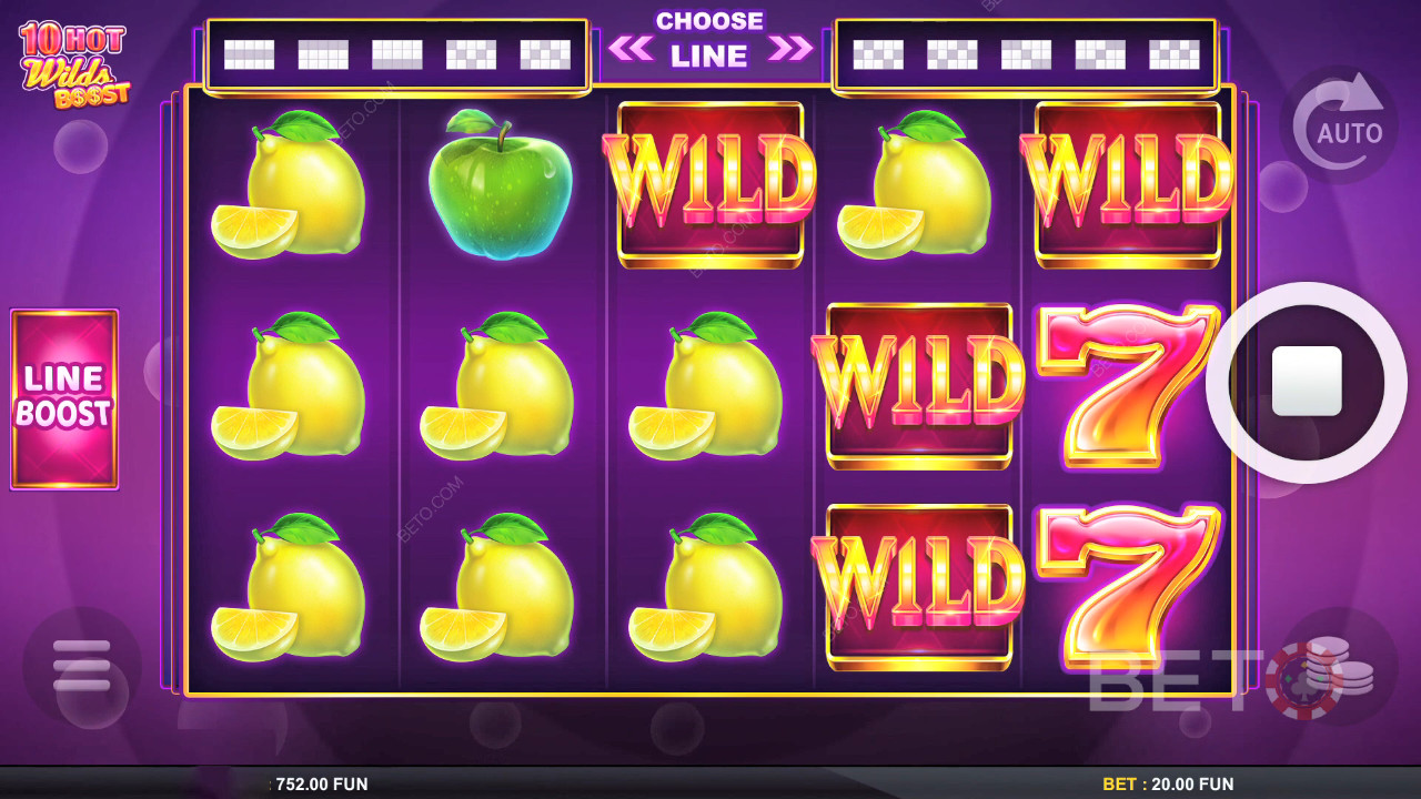 Огляд 10 Hot Wilds Boost від BETO Slots