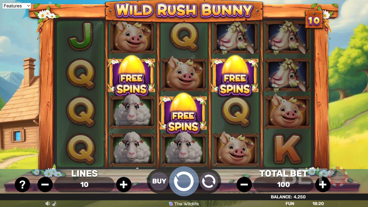 Огляд Wild Rush Bunny від BETO Slots