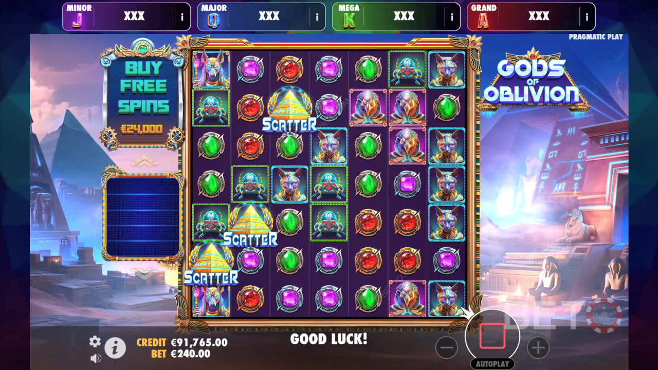 Огляд Gods of Oblivion від BETO Slots