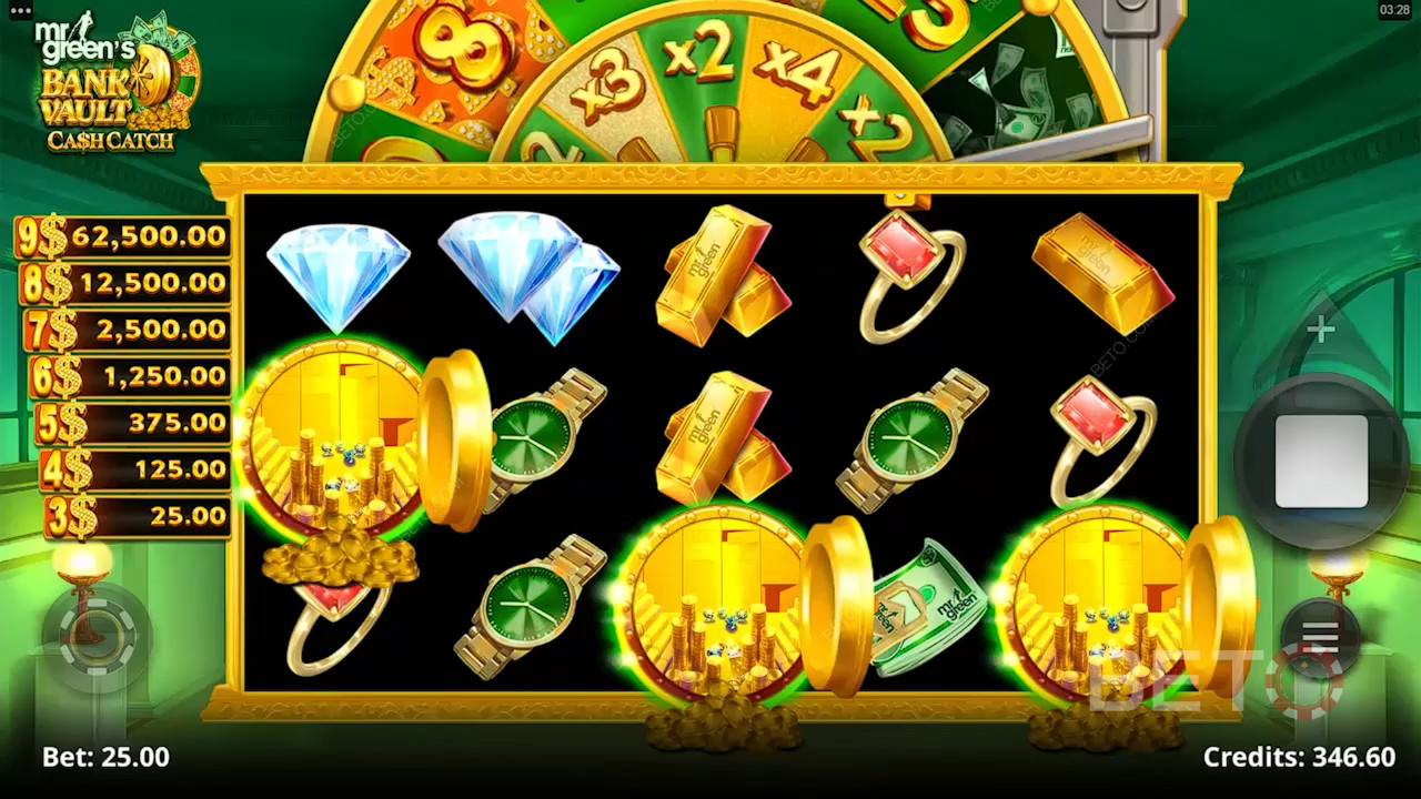 Mr GreenОгляд Bank Vault від BETO Slots