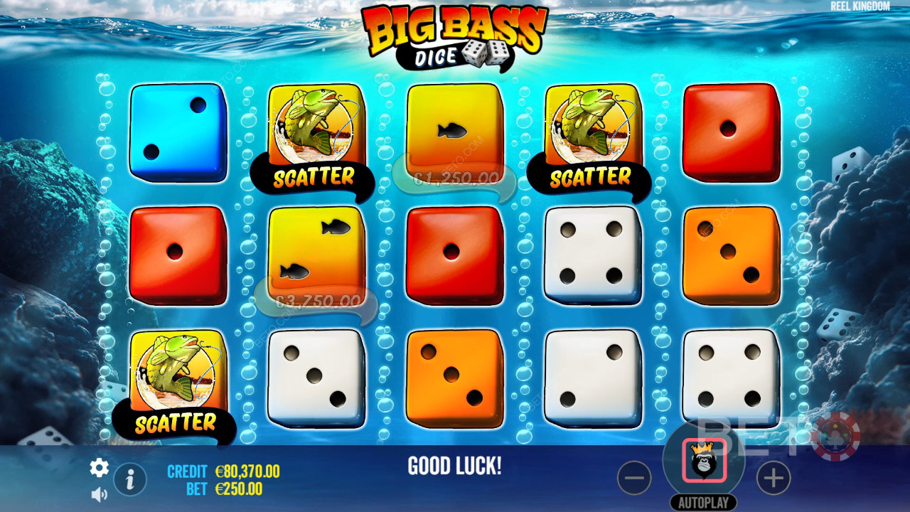 Огляд Big Bass Dice від BETO Slots