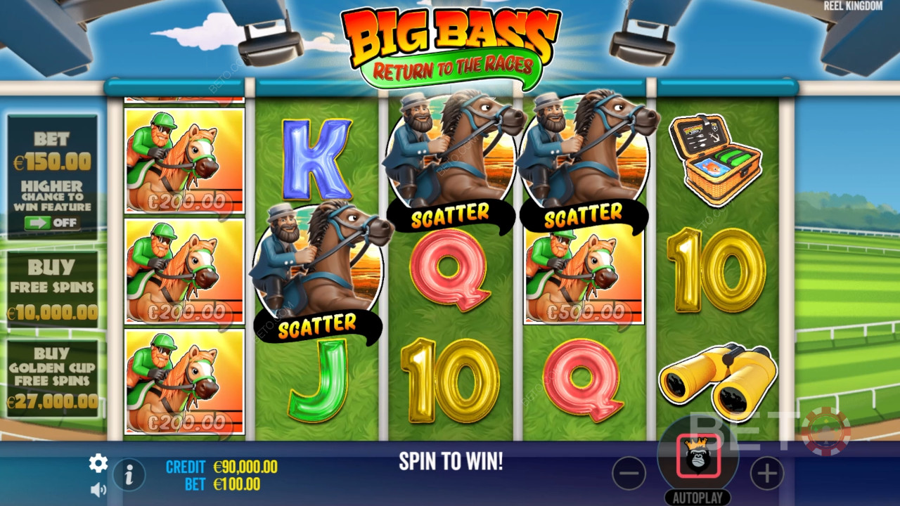 Огляд Big Bass Return to the Races від BETO Slots