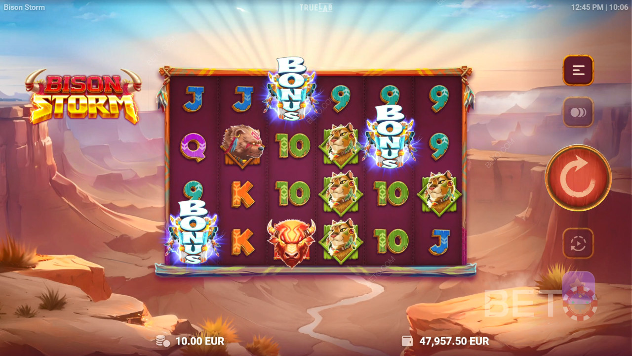 Огляд Bison Storm від BETO Slots