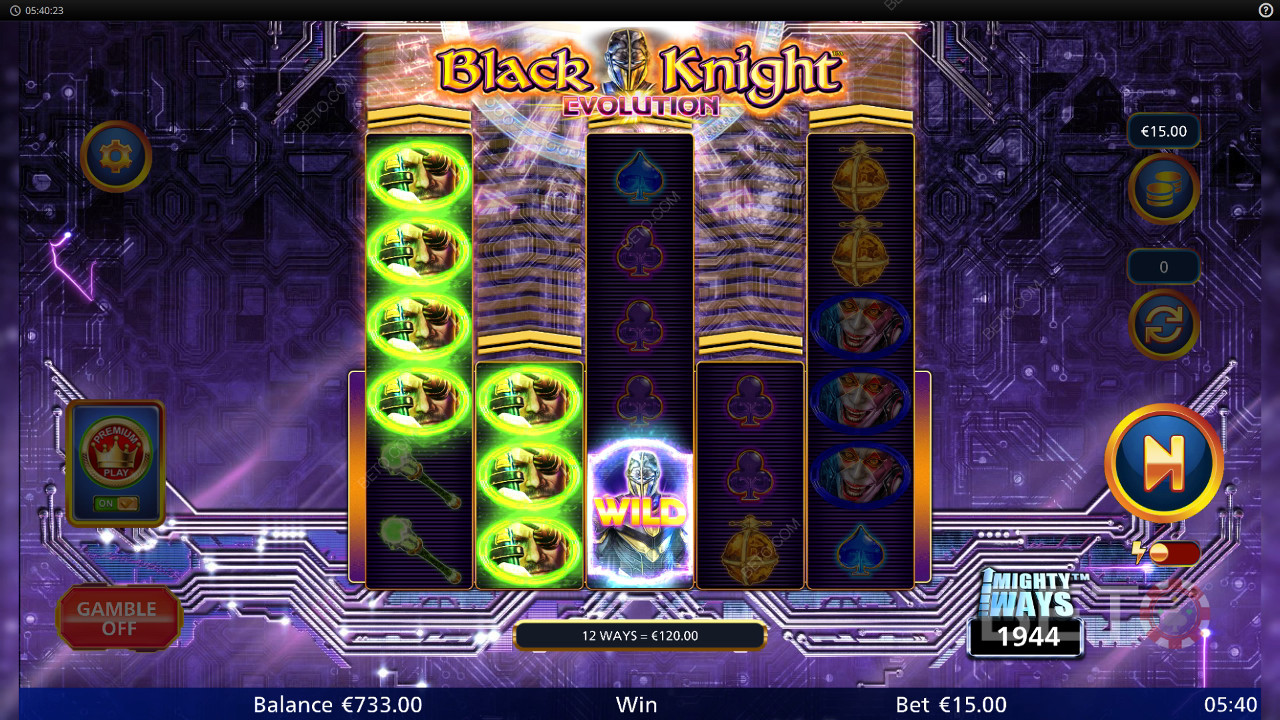Огляд Black Knight Evolution від BETO Slots