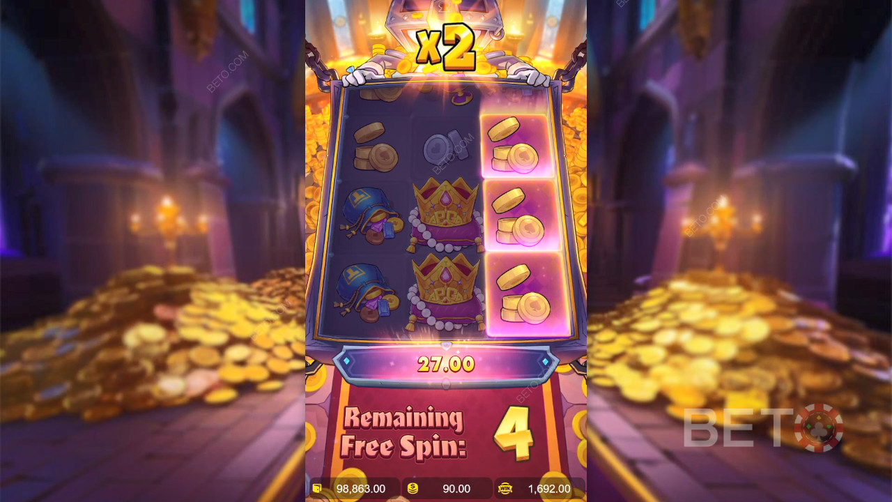 Виграйте у 5 000 разів більше вашої ставки в ігровому автоматі Mr. Treasure