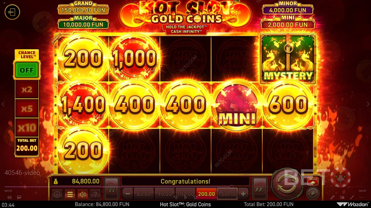 Гарячий Слот: Золоті монети Огляд від BETO Slots