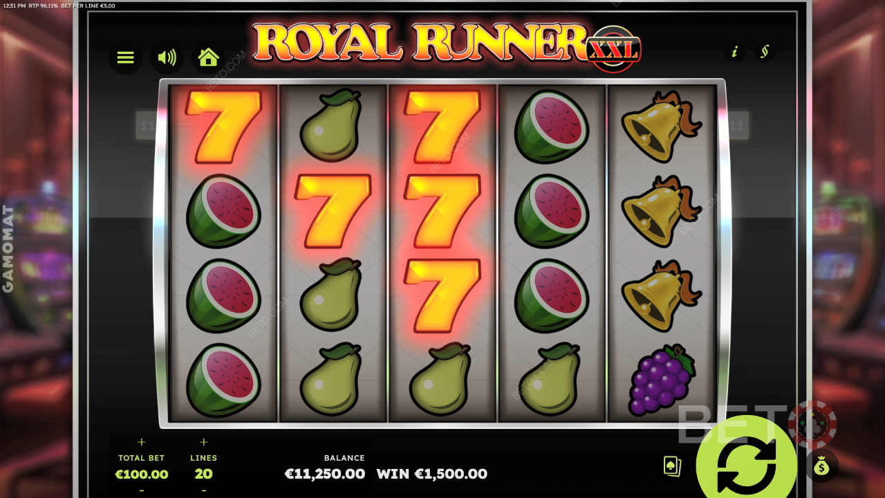 Огляд Royal Runner XXL від BETO Slots