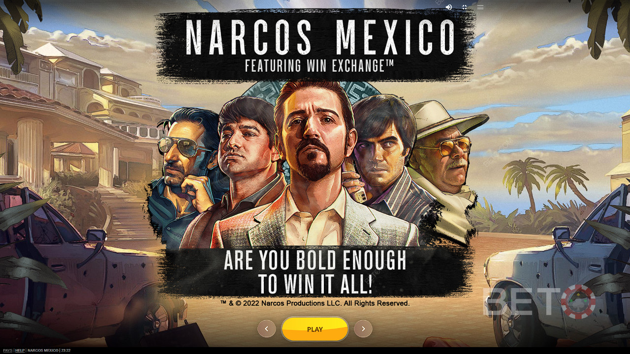 Приєднуйтесь до світу Narcos Mexico та насолоджуйтеся величезними перемогами
