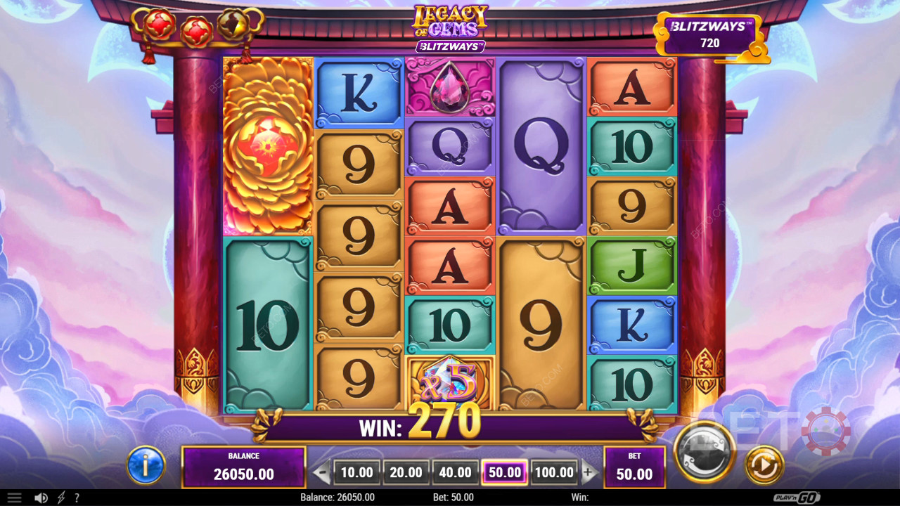 Огляд бліц-путей Legacy of Gems від BETO Slots