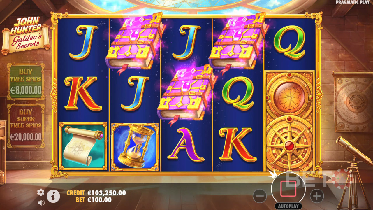 Джон Хантер і таємниці Галілея: огляд від BETO Slots