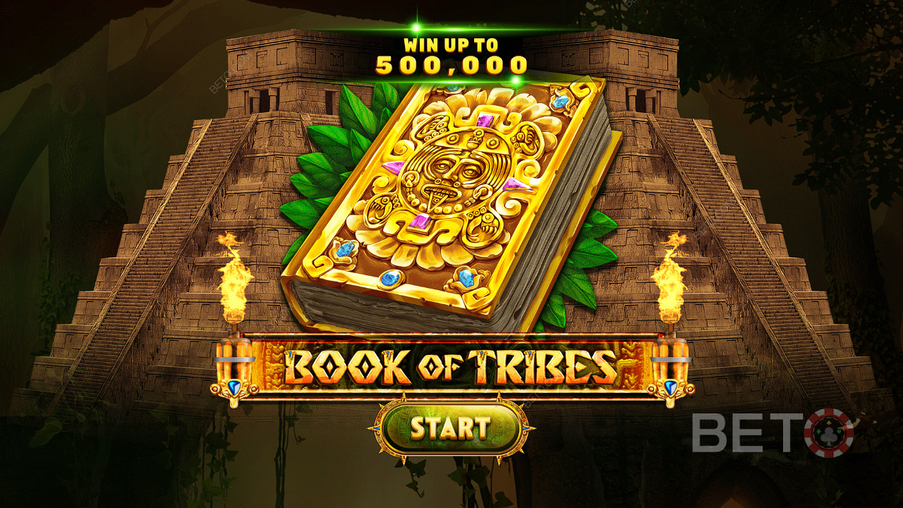 Вигравайте до 5 000 разів більше вашої ставки в онлайн-слоті Book of Tribes