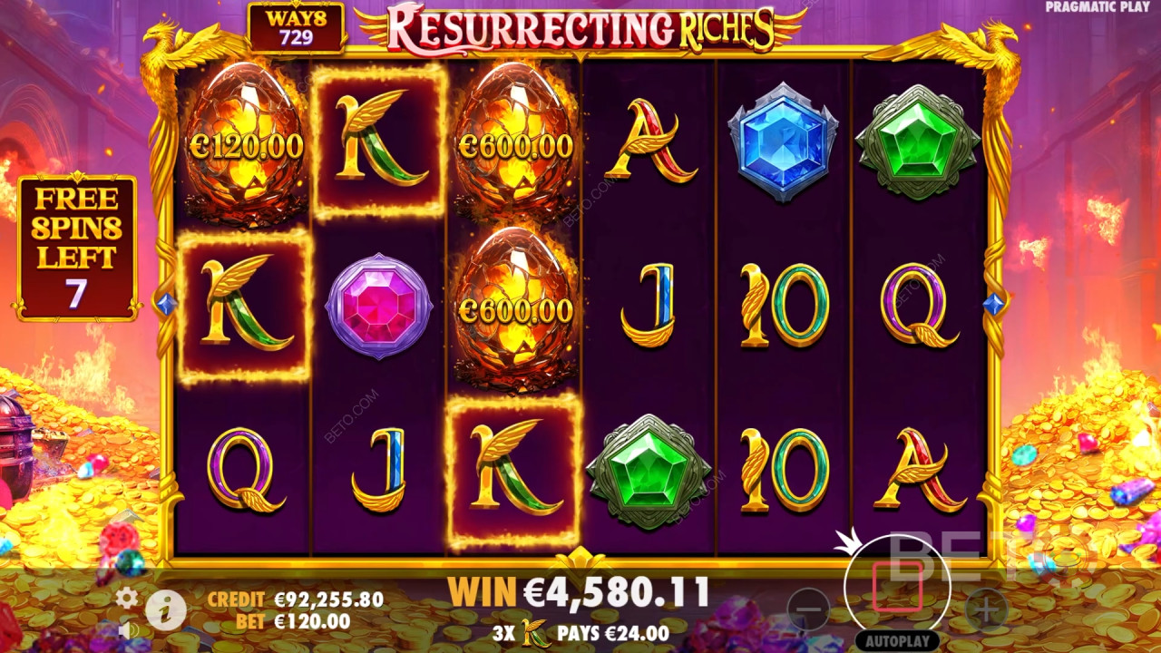Пояснення функцій бонусів у грі Resurrecting Riches від Pragmatic Play