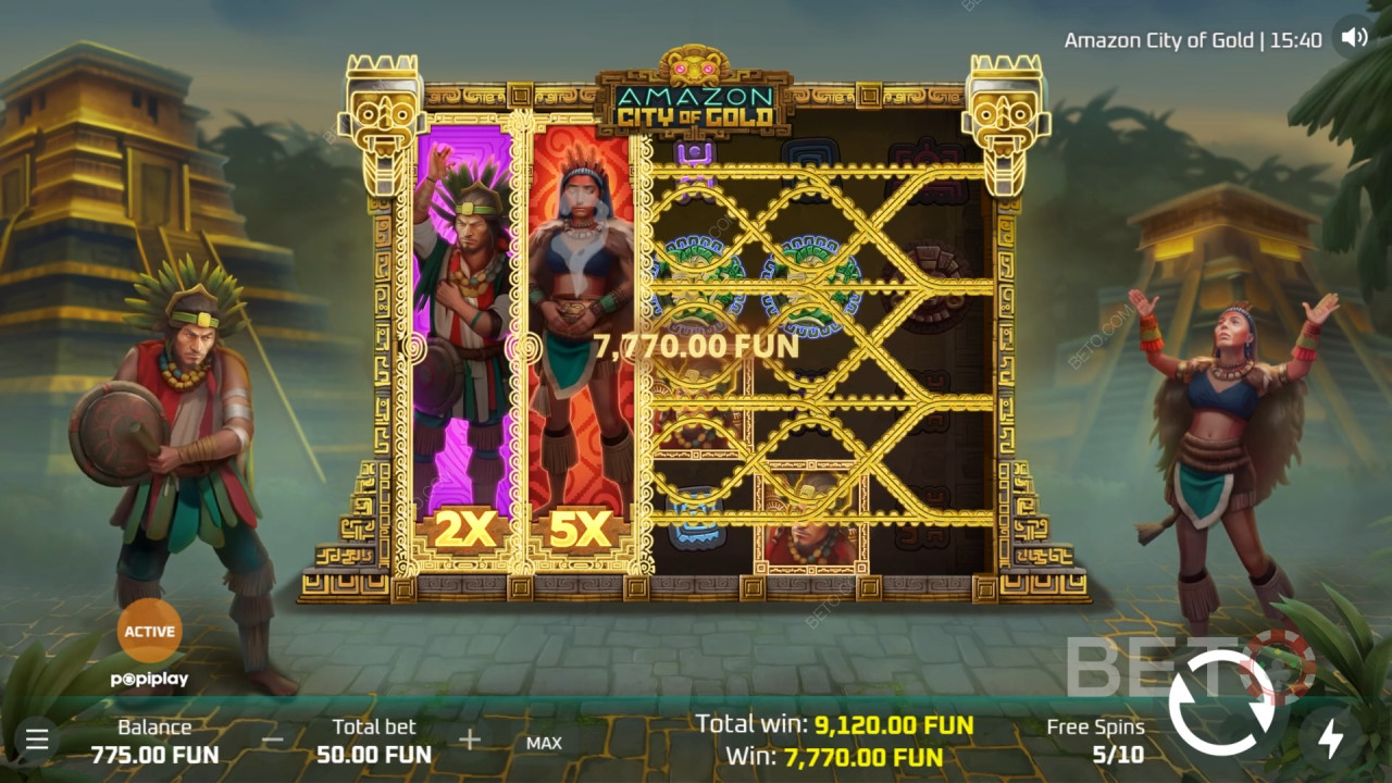 Огляд Amazon City Of Gold від BETO Slots