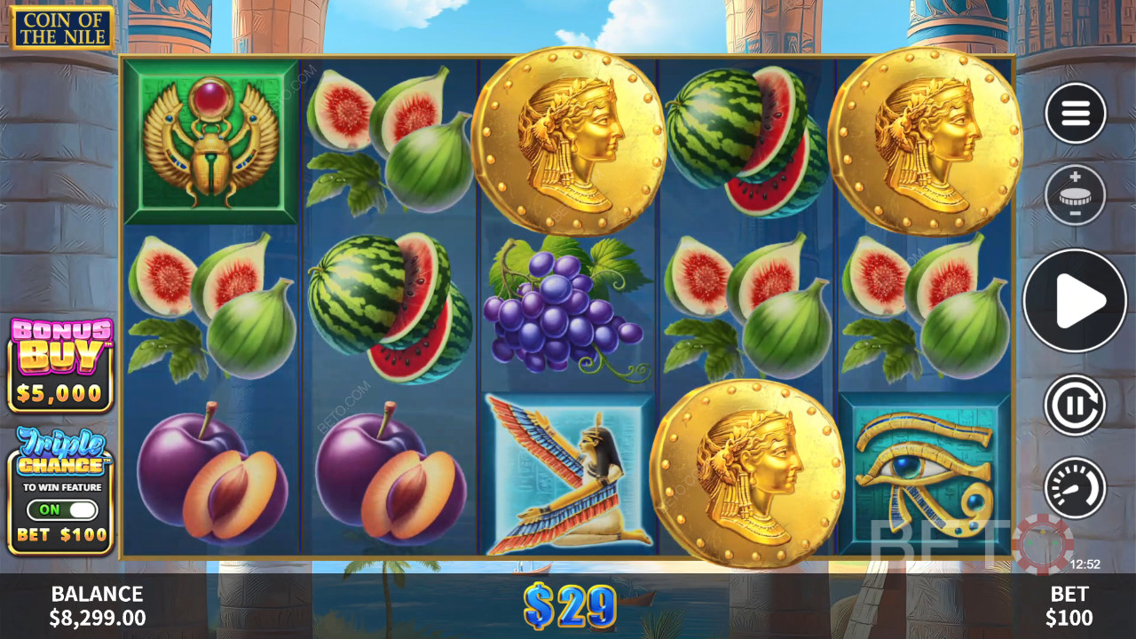 Огляд Coin Of the Nile від BETO Slots
