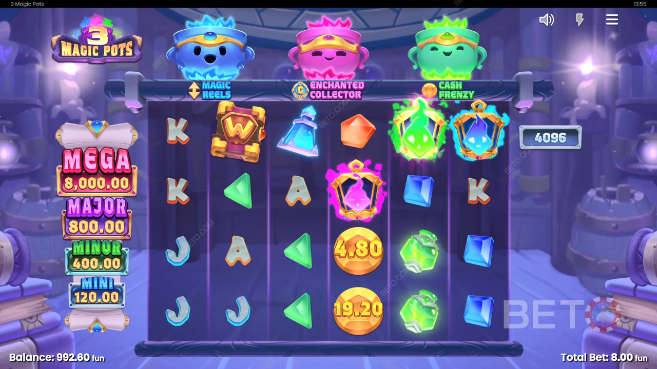 3 Magic Pots Грати Безкоштовно