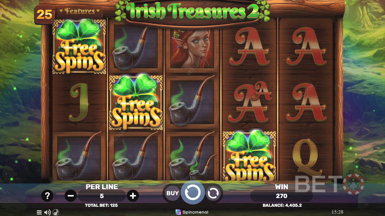 Огляд Irish Treasures 2 від BETO Slots