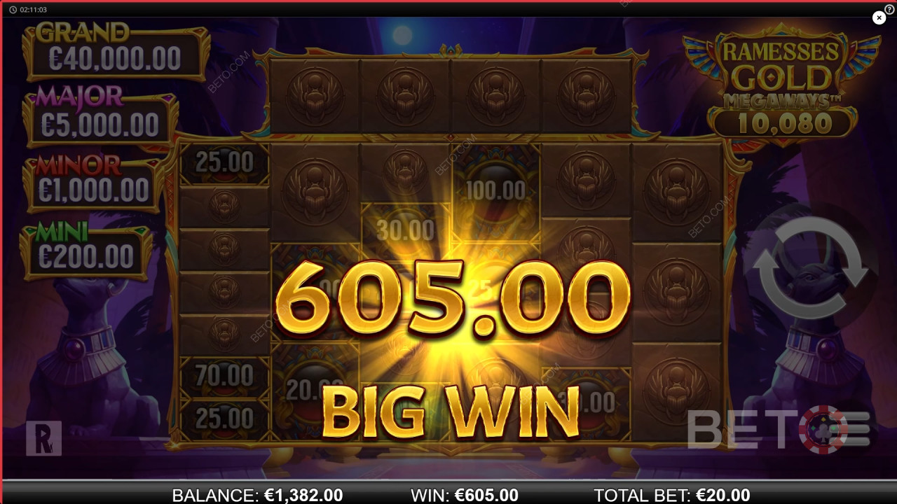 Огляд Ramesses Gold Megaways від BETO Slots