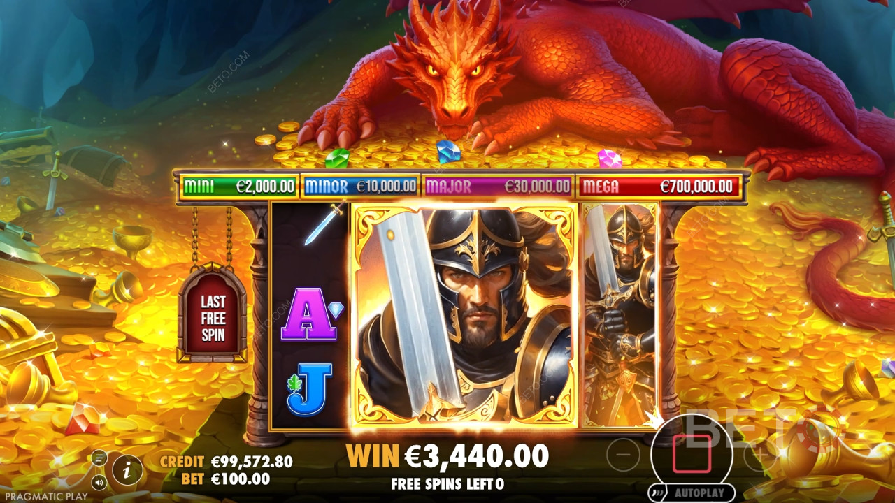 Огляд сплячого дракона від BETO Slots