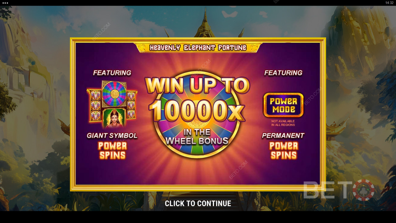 Виграйте 10 000-кратну ставку в онлайн-слоті Heavenly Elephant Fortune!