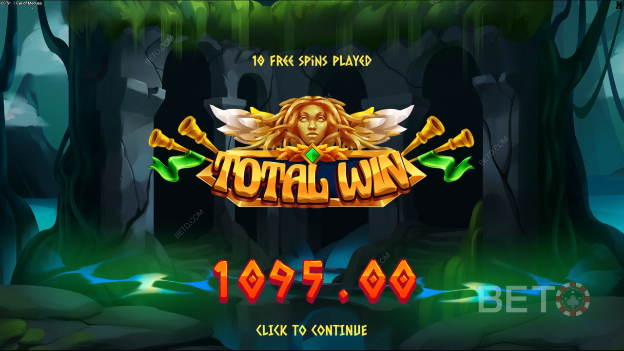 Виграйте в 10 000 разів більше ставки в онлайн-слоті Eye of Medusa!