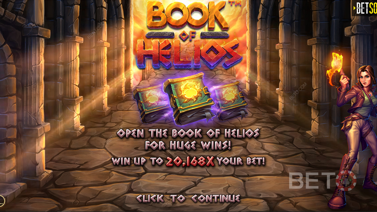 Виграйте у слоті Book of Helios понад 20 000 разів більше вашої ставки