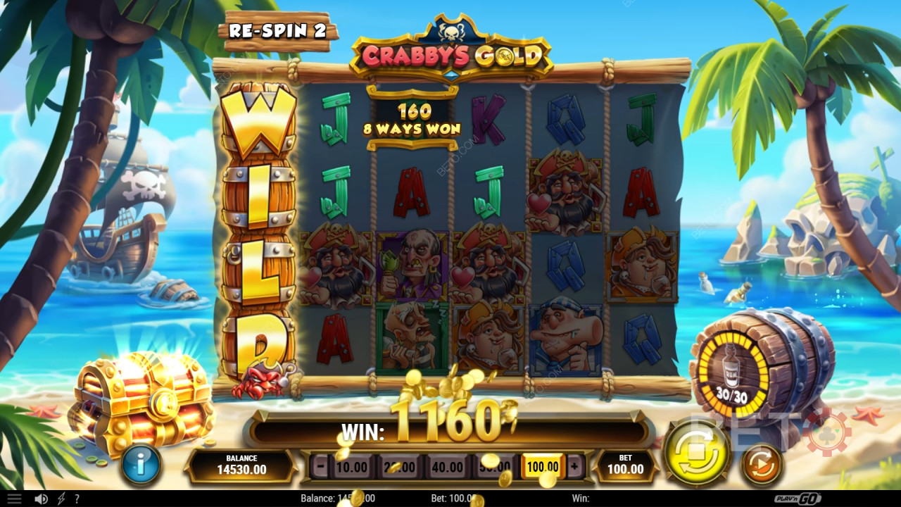 Виграйте 70 000-кратну ставку в онлайн-слоті Crabby