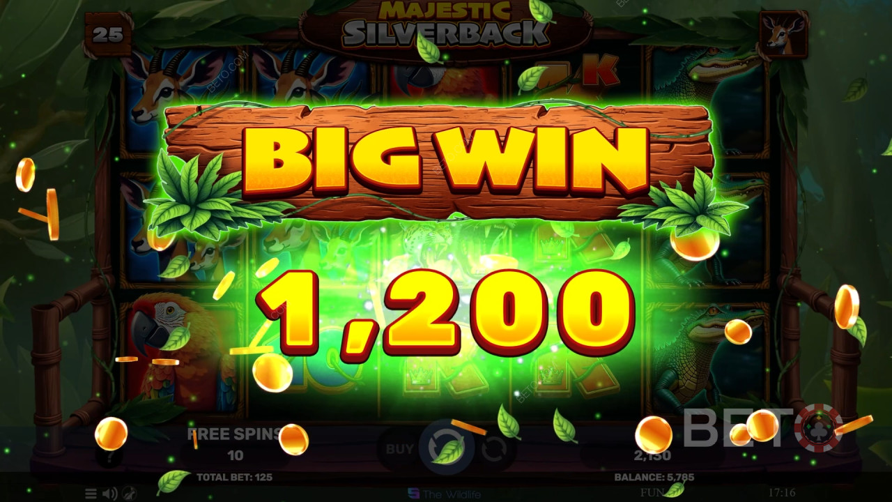 Виграйте 500-кратну ставку в слоті Majestic Silverback онлайн!