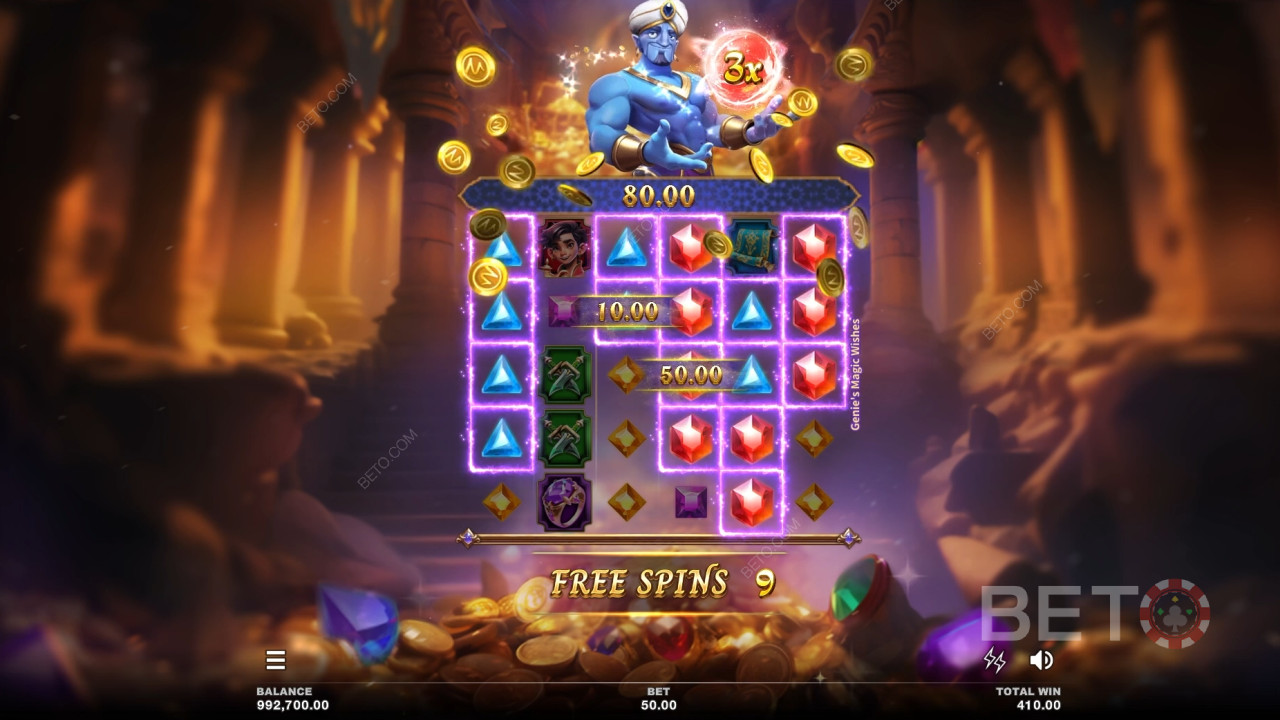 Як грати в Чарівні бажання джина Microgaming