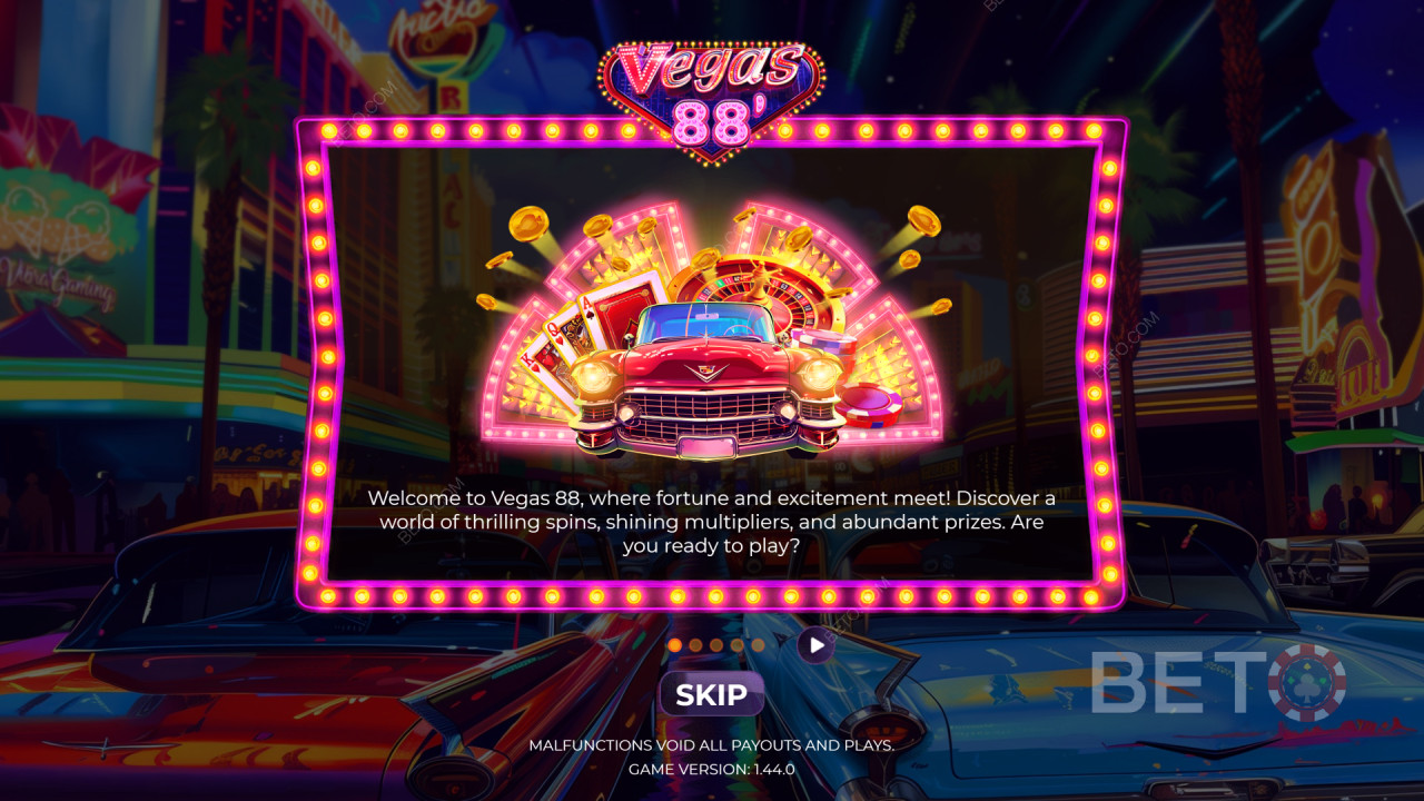 Тема та дизайн: Neon Vegas Vibe