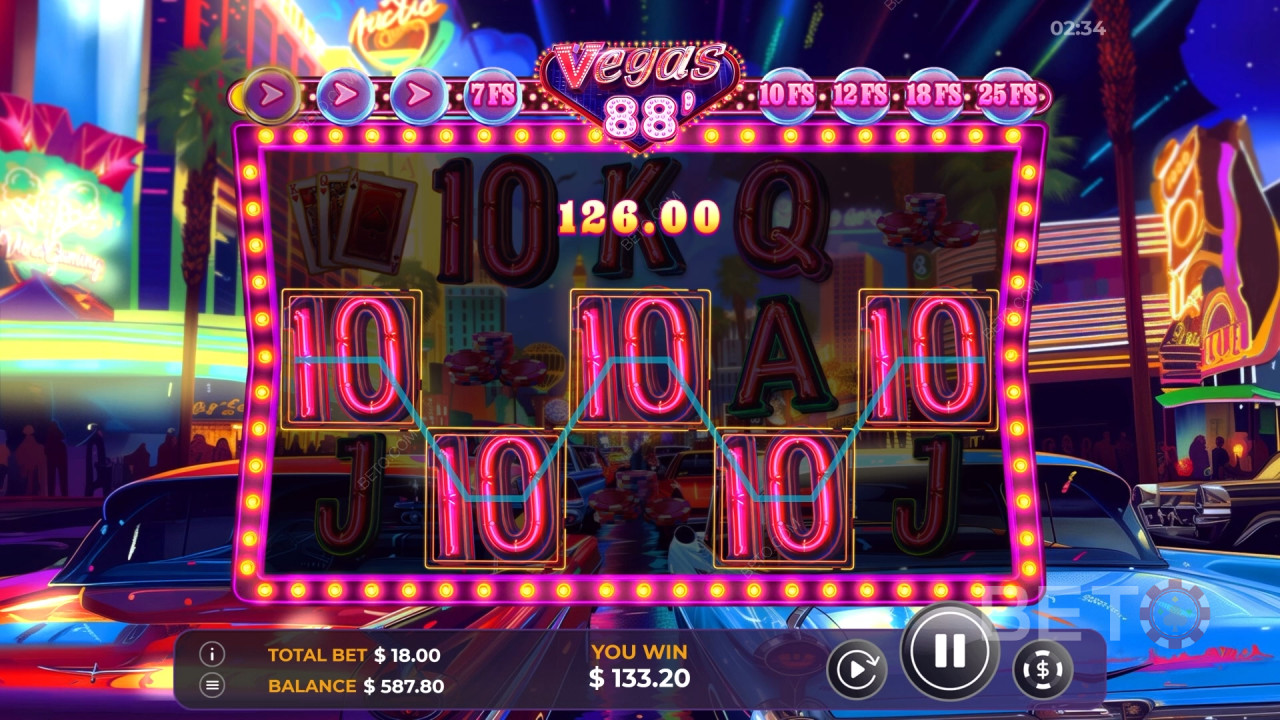 Особливості бонусів у Vegas 88 від Vibra Gaming
