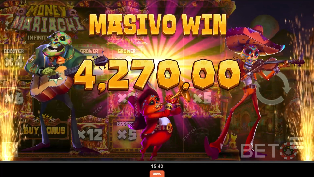 Огляд нескінченних барабанів Money Mariachi Fiesta Infinity Reels від BETO Slots