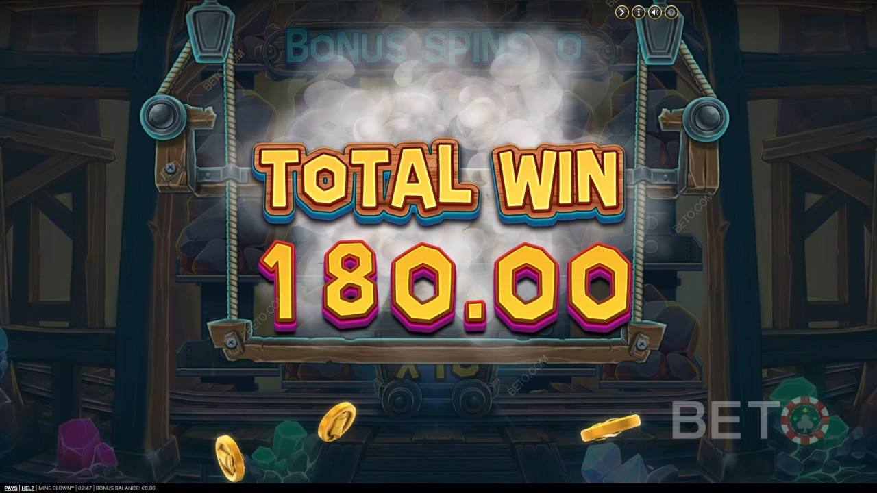Виграйте 2,484-кратну ставку в онлайн-слоті Mine Blown!