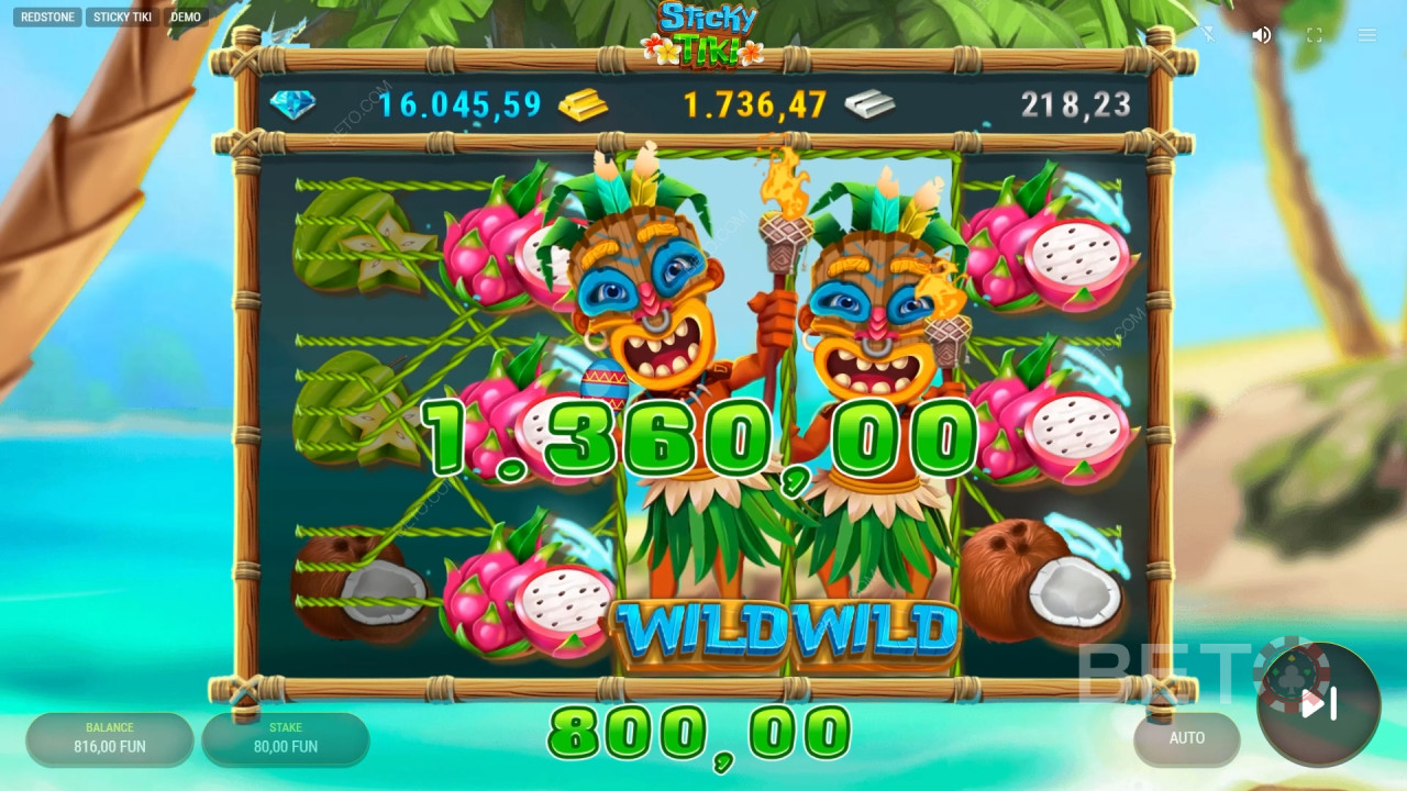 Огляд Sticky Tiki від BETO Slots
