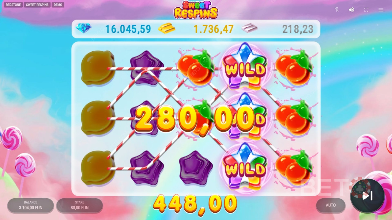 Пояснення функцій бонусів у Sweet Respins від Redstone
