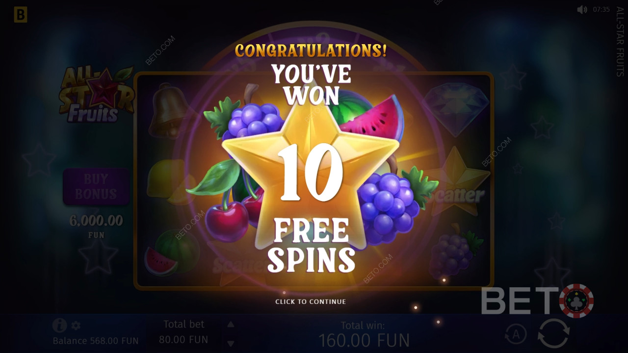 Пояснення бонусних функцій у грі All-Star Fruits від BGAMING