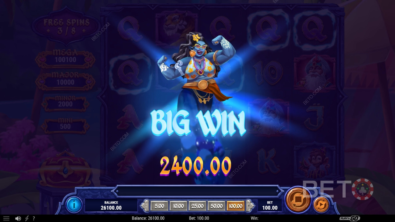 1001 Таємнича удача джина Огляд від BETO Slots