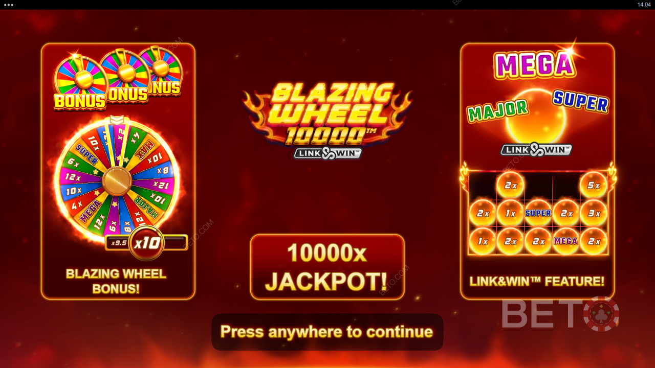 Особливості бонусів, пояснені в Blazing Wheel 10000 від Nailed It! Ігри