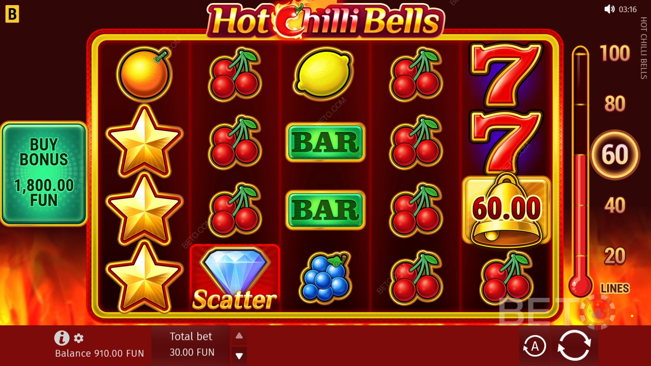 Як грати в Hot Chilli Bells від BGaming