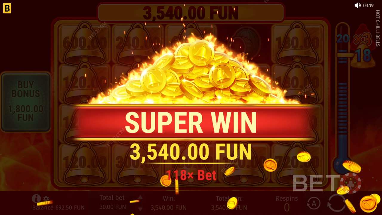 Виграйте 5 000-кратну ставку в онлайн-слоті Hot Chilli Bells!
