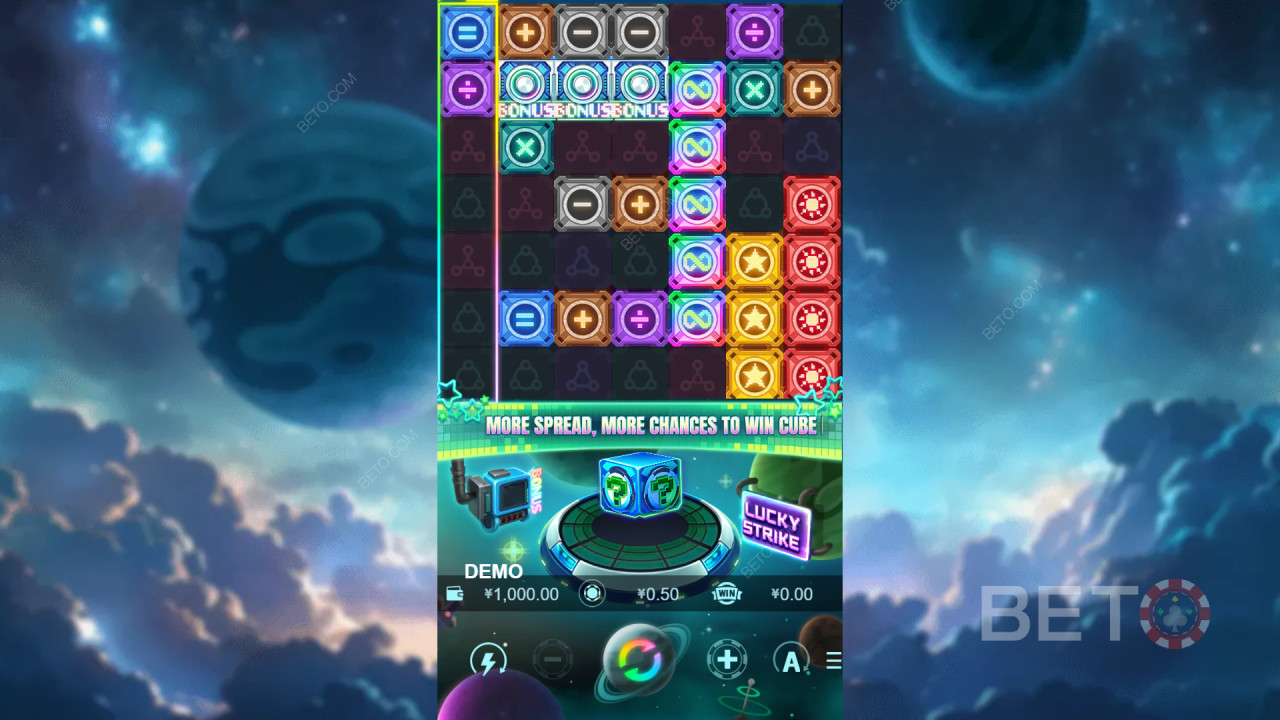 Особливості бонусів у грі Cube? від PlayStar