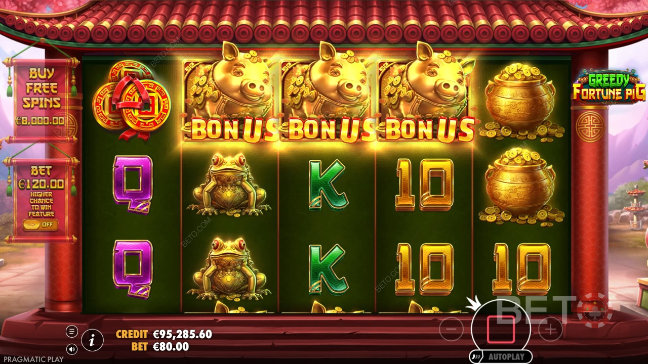 Огляд Greedy Fortune Pig від BETO Slots