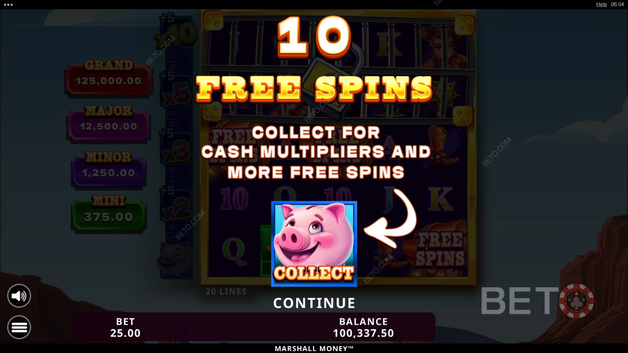 Виграйте 15,472x вашу ставку в слоті Marshall Money!
