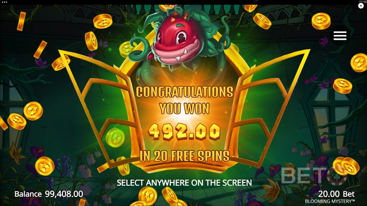 Пояснення функцій бонусів у грі Blooming Mystery від Ino Games