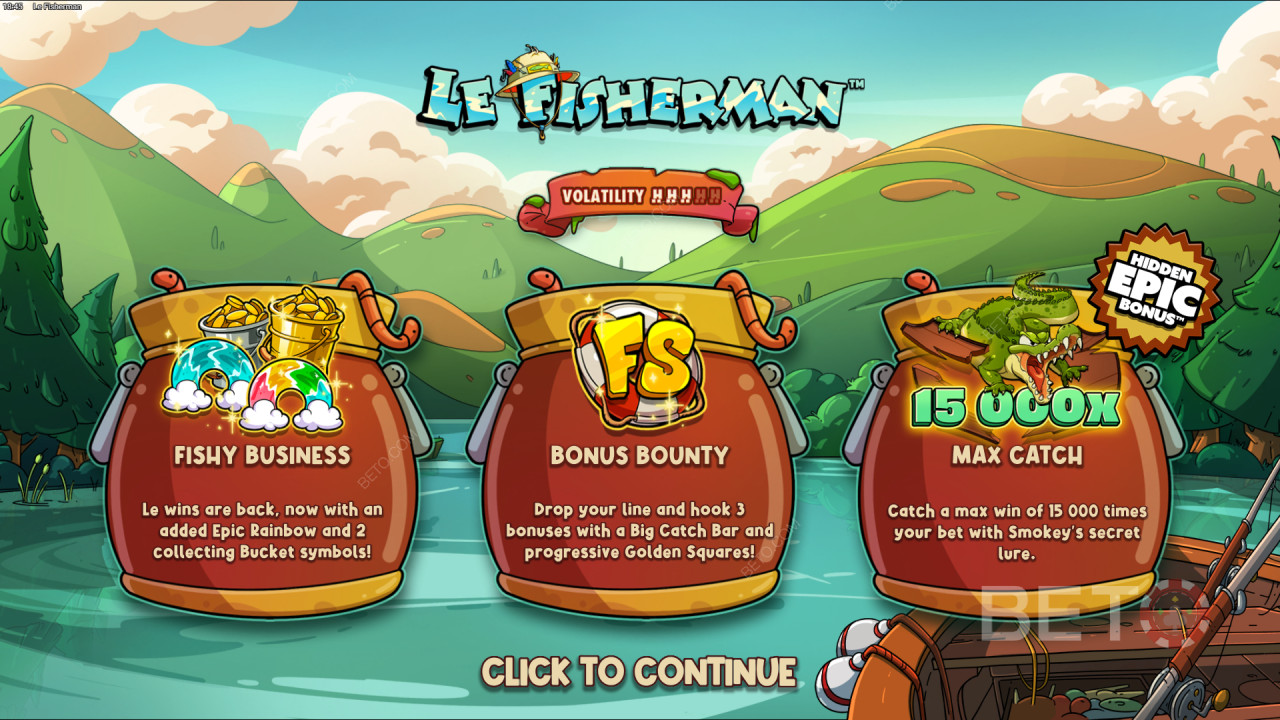 Виграйте 15 000-кратну ставку в онлайн-слоті Le Fisherman!