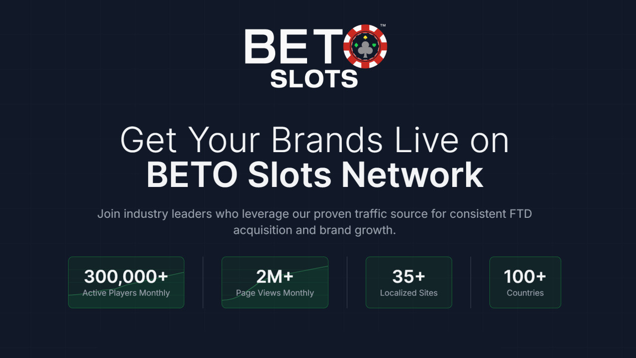Партнерство з BETO Slots | Партнерство з афілійованими особами та операторами