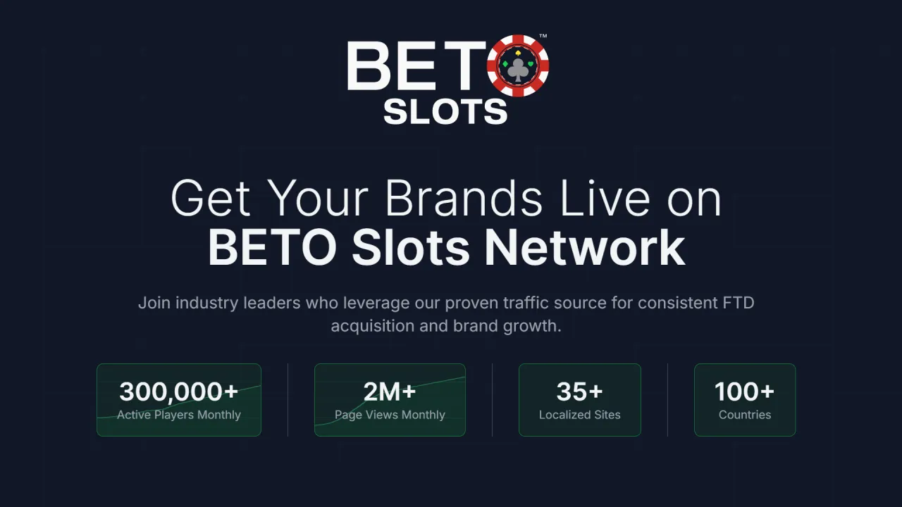 Партнерство з BETO Slots | Партнерство з афілійованими особами та операторами